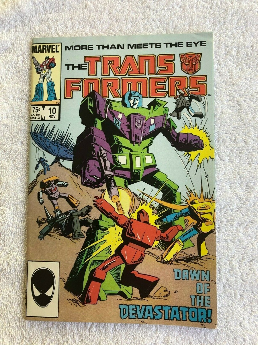 Transformers #10 (Nov 1985, Marvel) VF- 7.5 | eBay