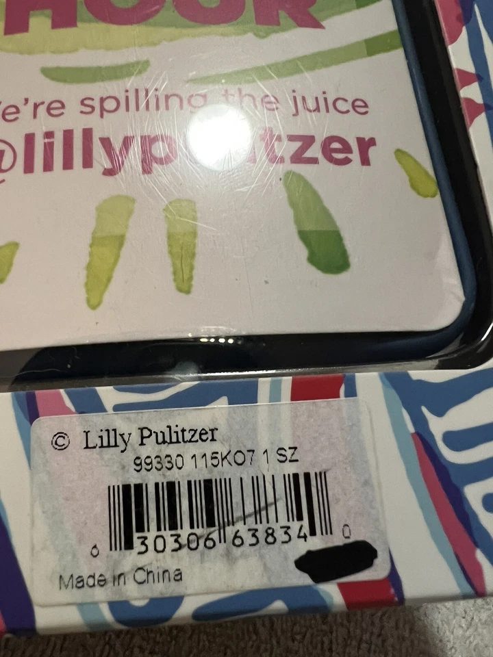 FUNDA LILY PULITZER IPHONE 6 PLUS ROJA DERECHA DEVOLUCIÓN NUEVA EN PAQUETE Foto 3 de 4