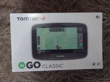 TomTom GO Classic Car GPS, 6 Inch, Traffic Info, Test Alerts Hazard Areas, EU Ma