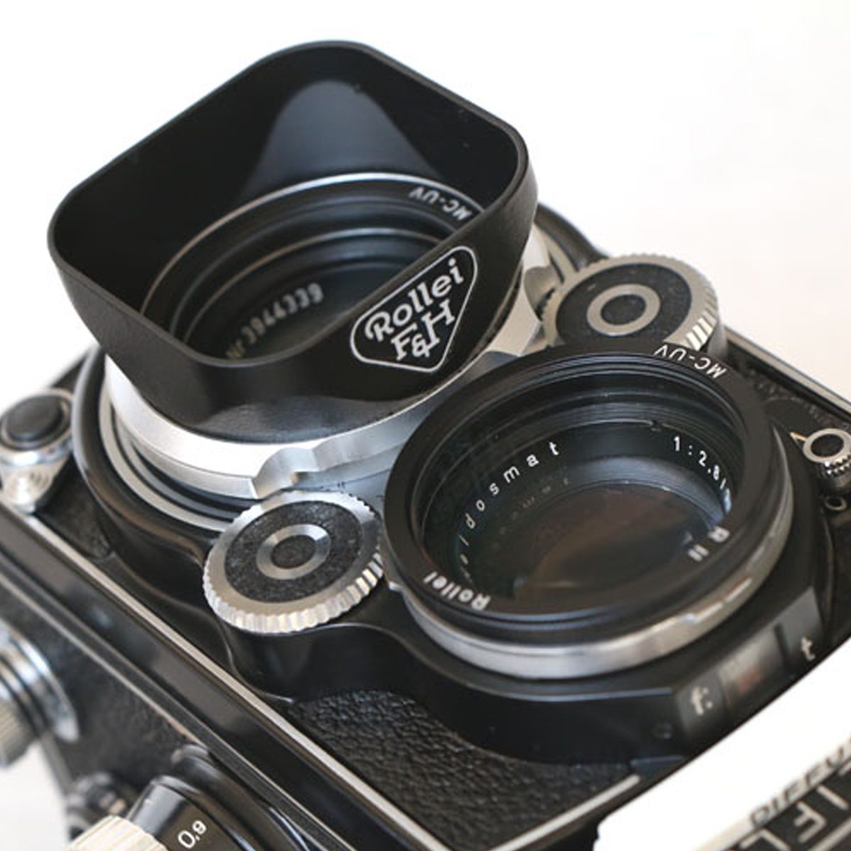 New Bayonet Bay II Metal Lens Hood For Rolleiflex Rollei 3.5F TLR
