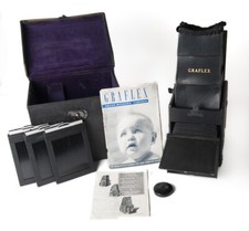 GRAFLEX Camera RB Series D 3x4, 3 Film Holders, Original Case  Instructions VTG