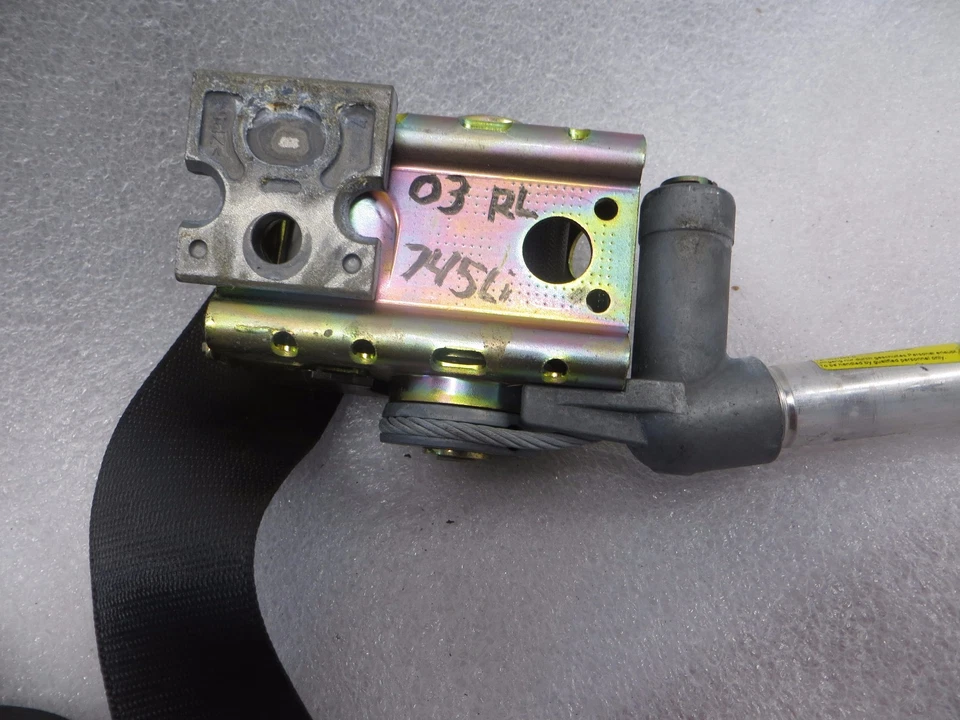 2002-2005 BMW 745LI REAR LEFT DRIVER SIDE SEAT BELT ASSEMBLY OEM TP609100 - Image 2 of 4