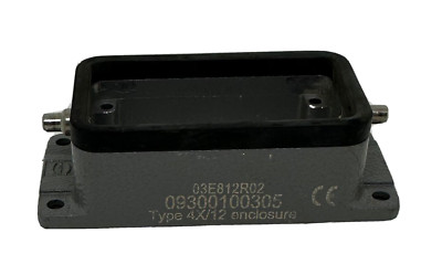 HARTING 09300100305 03E812R02 TYPE 4X/12 ENCLOSURE NO LEVER