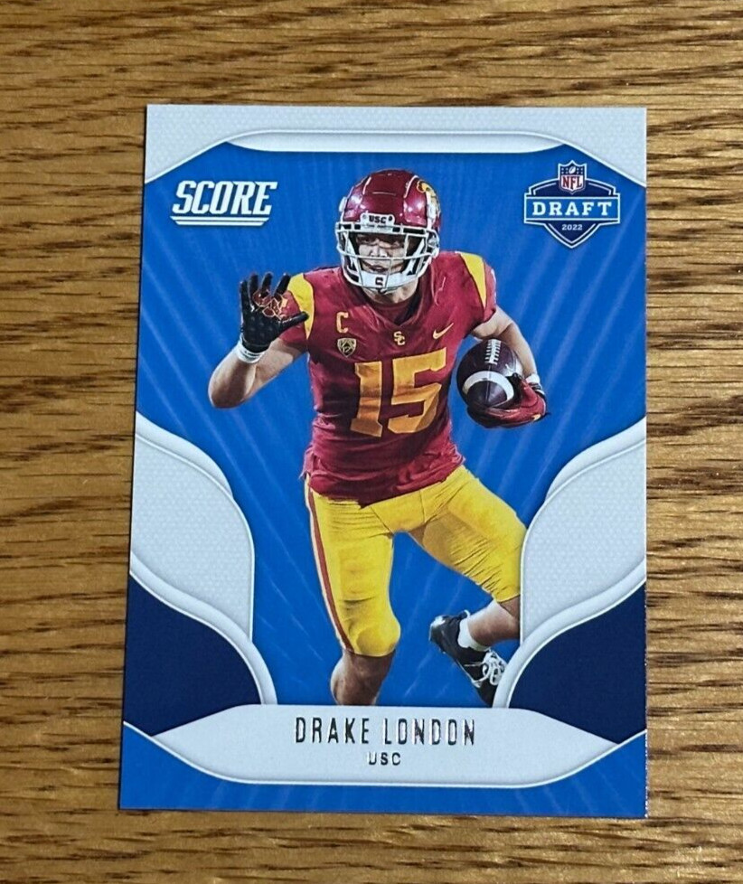 DRAKE LONDON 2022 Panini Score #D18 NFL Draft Rookie RC