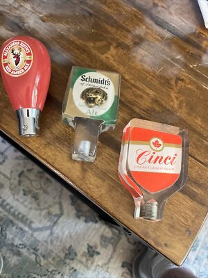 Beer Tap Lot Schmidts Tiger Ale CINCI ￼ Alexander Keith s Vintage Beer Tap  
