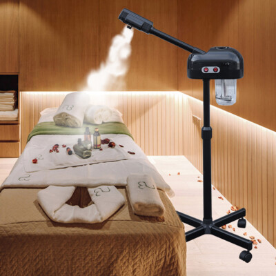 Black Pro 2 in 1 Facial Steamer Ozone Beauty Salon Spa Salon Equipment Skin Care