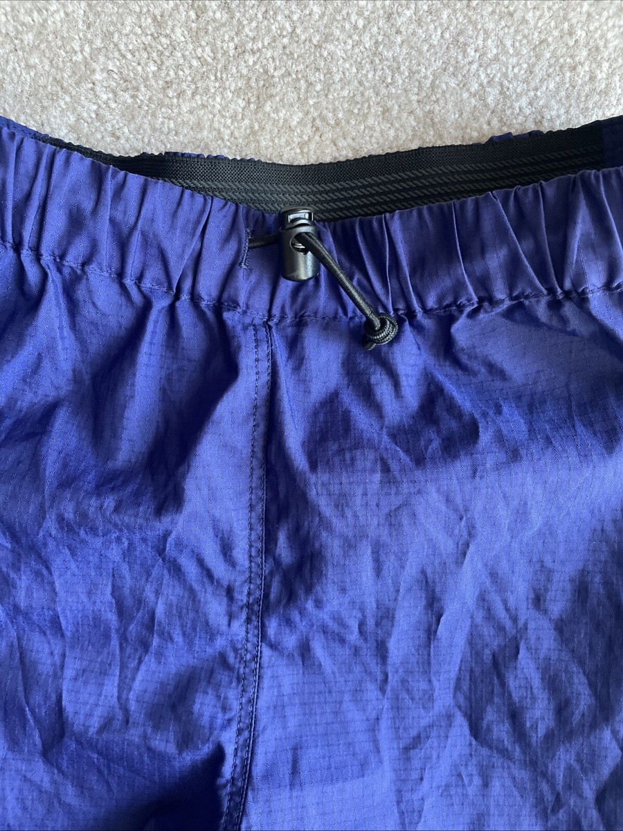 patagonia / 90s/old/Rain Windbreaker/サイドジパンツ/ボトム/S/ポリエステル/BLU/83145 Vintage 90-s PATAGONIA Blue Side Zip Elastic Waist Windbreaker