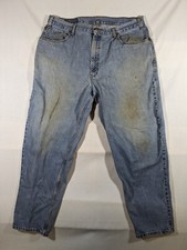 Levi's 560 Jeans Men 36x30 Comfort Fit Light Wash Blue Cotton Vintage Y2k Logo