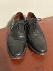 Allen Edmonds McTavish Oxford Wingtip Brogue Leather Black Men US 9.5 D EUC — photo 3