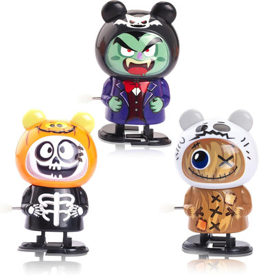 3er Set Halloween Aufziehspielzeug für Party Deko Kinder Geschenk Goody Bag