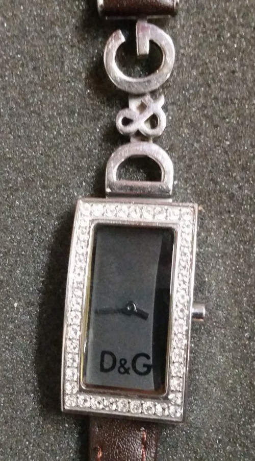 Genuine Strap Seiko Battery D&amp;G Movement Dolce Gabbana Ladies New &amp; Time &amp; Watch - vintagewatches.pk