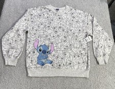 Disney Stitch Sweatshirt Size Medium 8-10 New