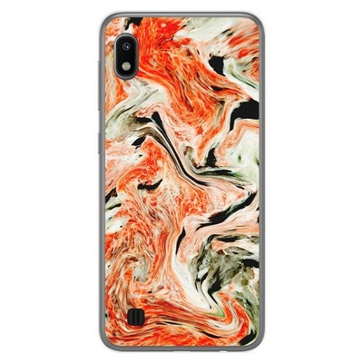 Tumundosmartphone Funda Gel TPU für Samsung Galaxy A10 Marmor Design 12 Dibujos