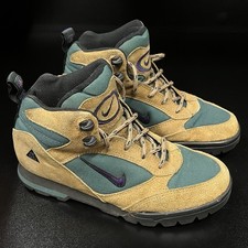 Vintage Nike ACG Torre Brown Green Hiking Boots 950608 Women's Size 7.5