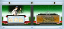 2010 Topps Sterling Game Used Bat Barrel Nameplate Ty Cobb 1/1 1 of 1 HOF Relics