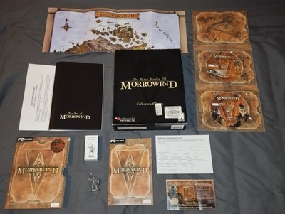  THE ELDER SCROLLS III 3 MORROWIND COLLECTOR'S EDITION PC SPIELESAMMLUNG 