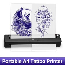 Wireless Tattoo Stencil Printer,Thermal Printer Compatible Smartphone  PC Lot