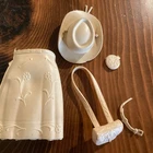Vintage Marx Johnny West Accessories Lot Jane Josie Janice Clothes Hat Watch