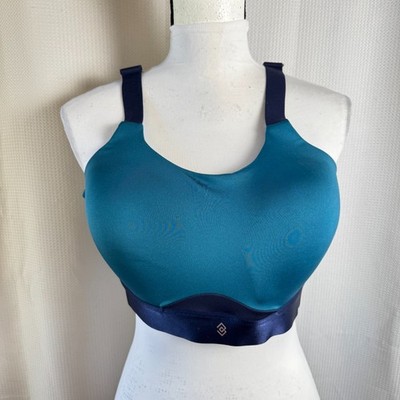 NWT Third Love Sports Bra Kinetic Adjustable Teal Sz 38E Wireless Back Closure