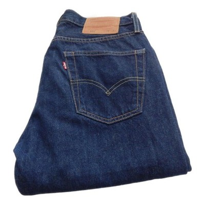 Levi Paket 501 Straight Jeans Big E blau Taille 29 Bein 32 W29 L32 Knopfleiste (Q9500