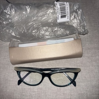 Face A Face Eyeglasses Frame Ebony 4 3140 Acetate Opale Duck Blue 50-16-135 31