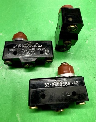 NOS HONEYWELL BZ-2RDS5551-A2 MICRO SWITCH LOT OF 3 FREE SHIPPING 