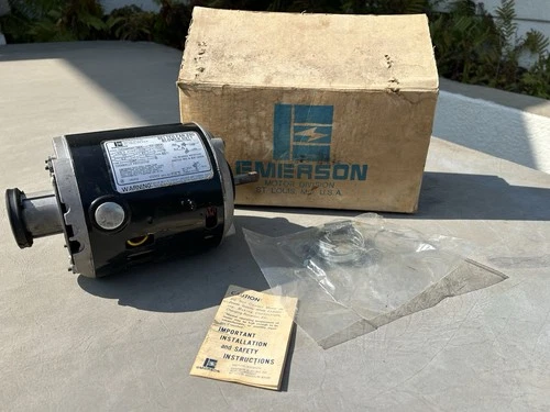 Emerson Belted Fan & Blower Motor sa55nxsdy-3864 1/3hp NOS 1725 Rpm