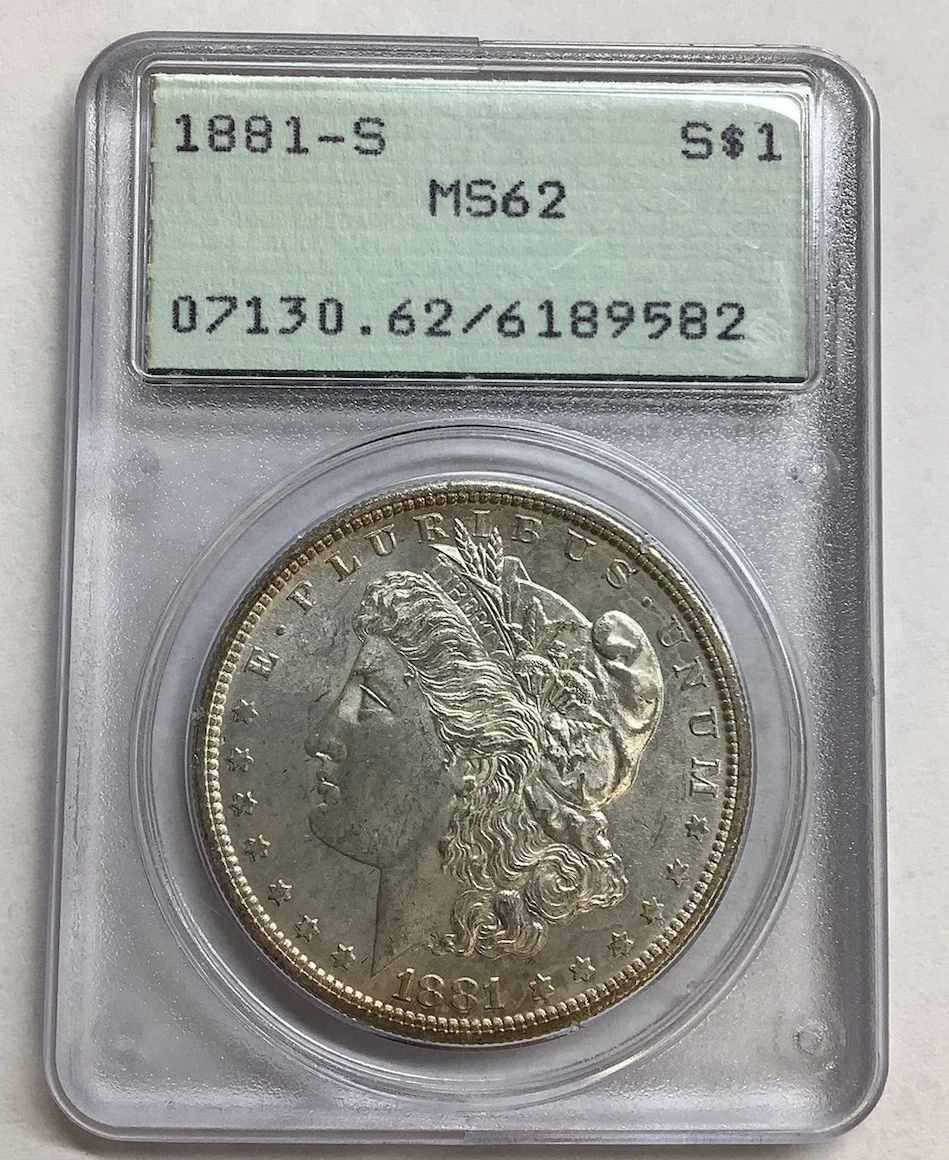 MS 62 Graded 1881 Year Morgan US Dollars (1878-1921) for sale | eBay