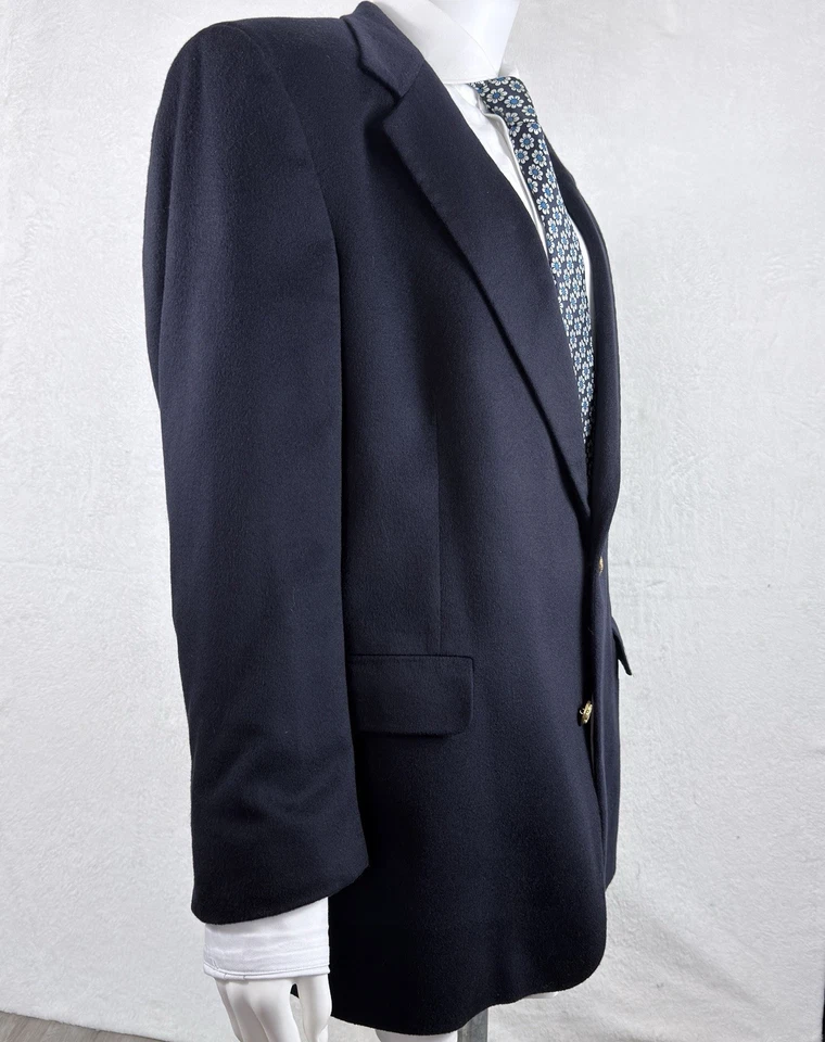 NORDSTROM LORO PIANA Para hombres 48R Azul Marino 100% Cachemira Blazer Abrigo Deportivo Chaqueta Usado en Excelente Condición Foto 2 de 4