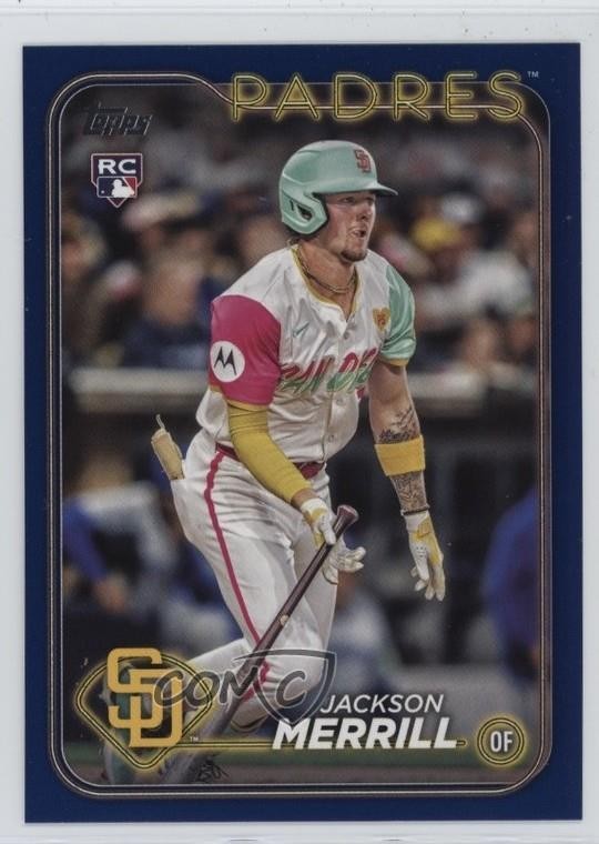 2024 Topps Update Royal Blue Jackson Merrill #US210 1sj2