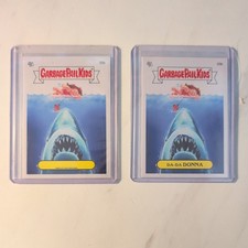 Jaws Steven Spielberg Robert Shaw Roy Scheider Spoof Garbage Pail Kids Card Set