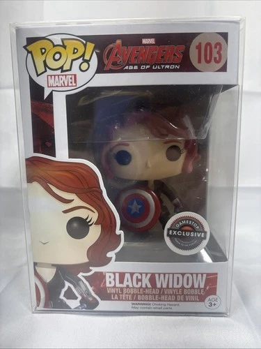 Funko Pop! Vinyl: Marvel - Black Widow (w/ Shield) -  (Exclusive) #103 JJ0220JW