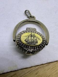 Pewter Vintage Nantucket Basket From P.A.I