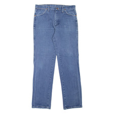 Jeans Wrangler Uomo Blu Regolari Dritti W31 L32