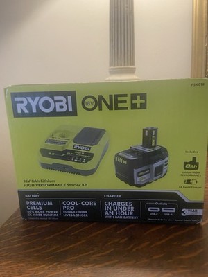 RYOBI 8AH ONE+ HIGH PERFORMANCE Starter Kit