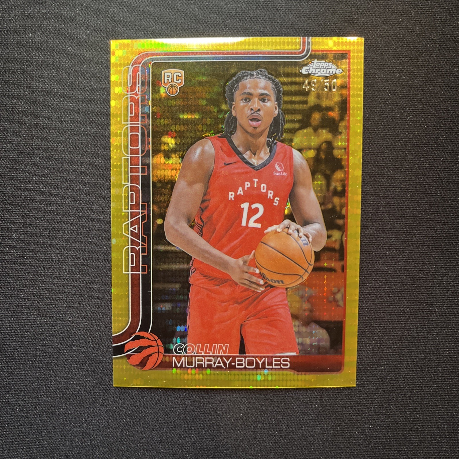 2025-26 Topps Chrome - Collin Murray-Boyles (RC) #259 Gold Pulsar /50 SSP