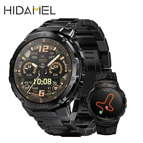 Smart Watches for Men GPS Pressure/Altitude/Compass, 60 Days Extra-Large Battery