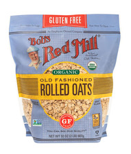 Gluten Free Organic Old Fashioned Rolled Oats, 32Oz Pack of 1 - Non GMO, Whole