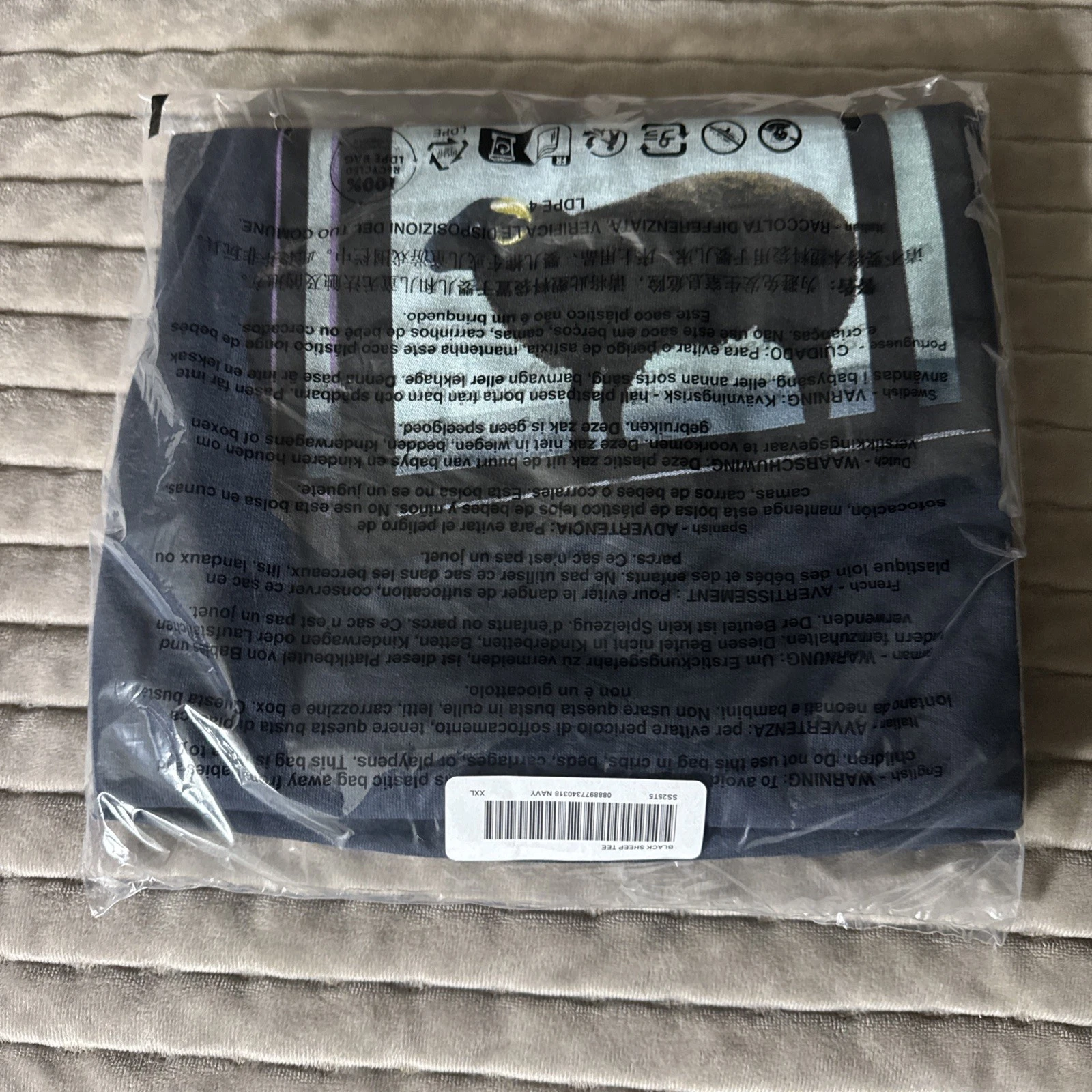 Tee shirt Supreme Damien Hirst bleu marine XXL neuf