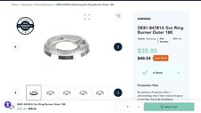 Samsung DE81-04781A 18K SVC Ring Burner Outer