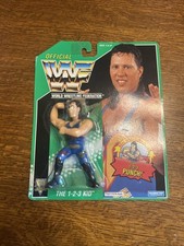 Vintage Wrestler WWF The 1-2-3 Kid w/ 1-2-3 Punch MOC 1994 Hasbro NEW SEALED
