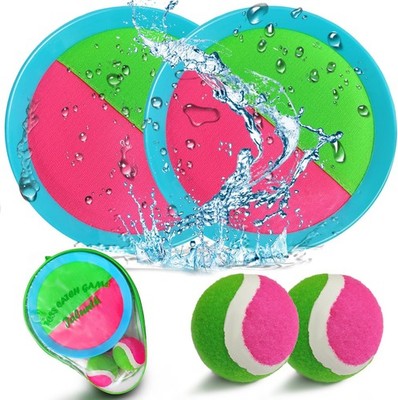 Klettballspiel Wurfspiel Wasserdicht Strandspielzeug für Kinder ab 3 Jahren