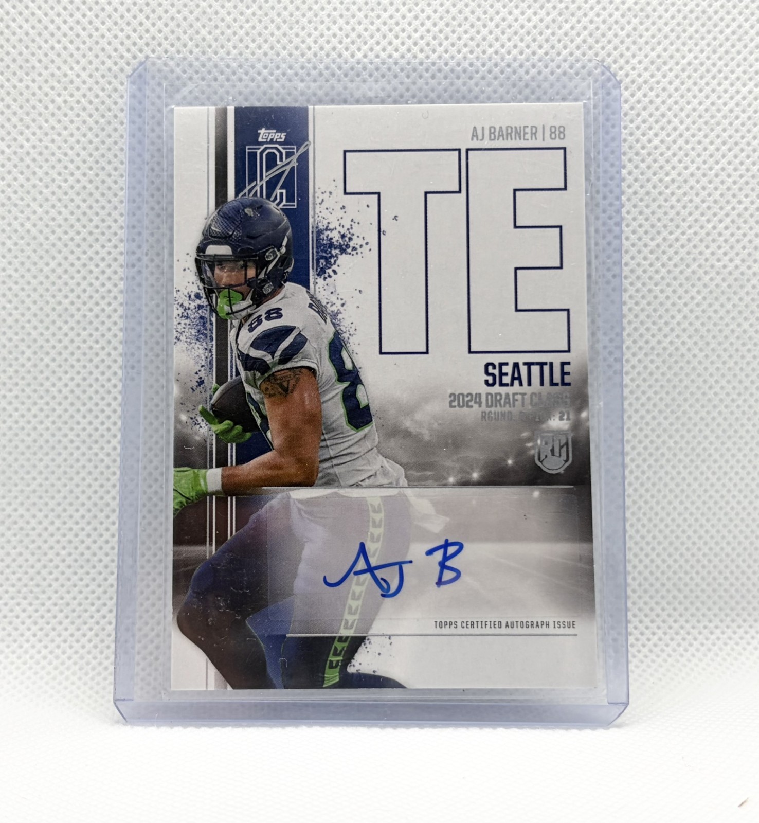 2024 Topps Signature Class - Rookie Class Autographs AJ Barner #RCA-AB (AU, RC)