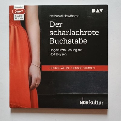 Nathaniel Hawthorne - Der scharlachrote Buchstabe - CD Hörbuch