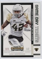 2015 Panini Contenders Draft Picks Game Day Tickets Levi Norwood #82 f9a