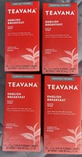 Starbucks Teavana English Breakfast Tea Bags **4 Boxes of 24**