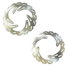 Front & Rear Wave Disc Brake Rotor CR125R CR250R CRF250R CRF250X CRF450R CRF450X