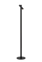LED Akku Stehleuchte Schwarz Verstellbar 120 Cm 2700 K IP54 Stehlampe Wohnzimmer