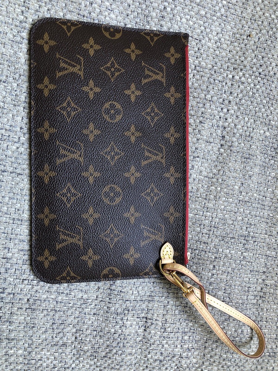New Louis Vuitton Neverfull (GM or MM) Monogram Pouch Wristlet | eBay