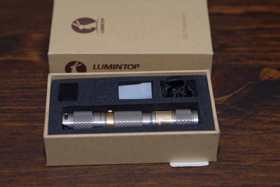 Lumintop Tool AA Flashlight, Titanium